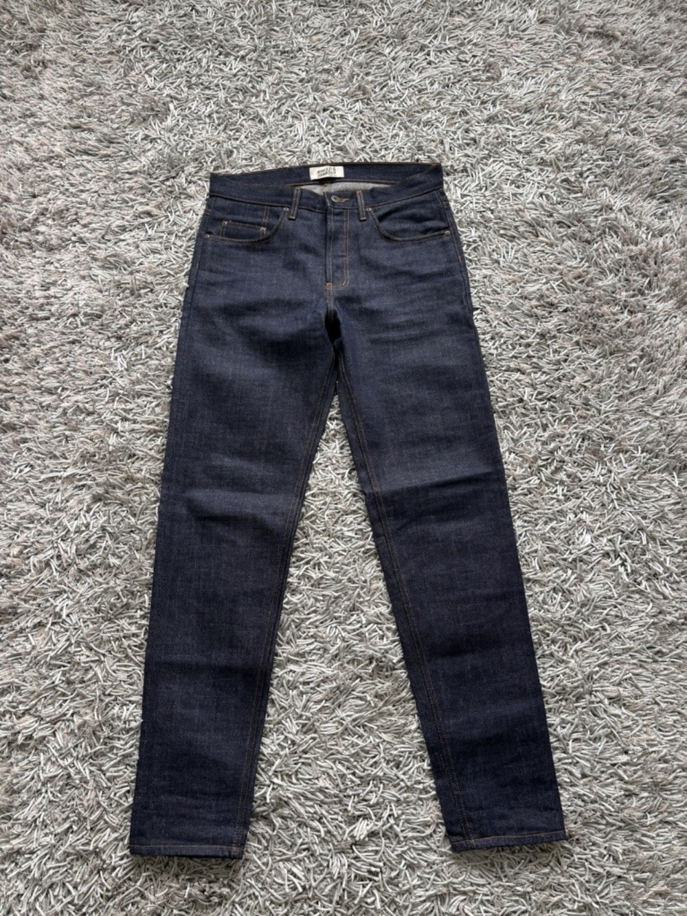 Naked Famous Jeans "Easy Guy " Copperhead Selvedge Indigo Sz 32